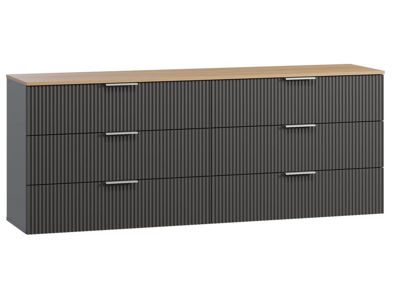 Комод Енссон 182x72 Графитовый