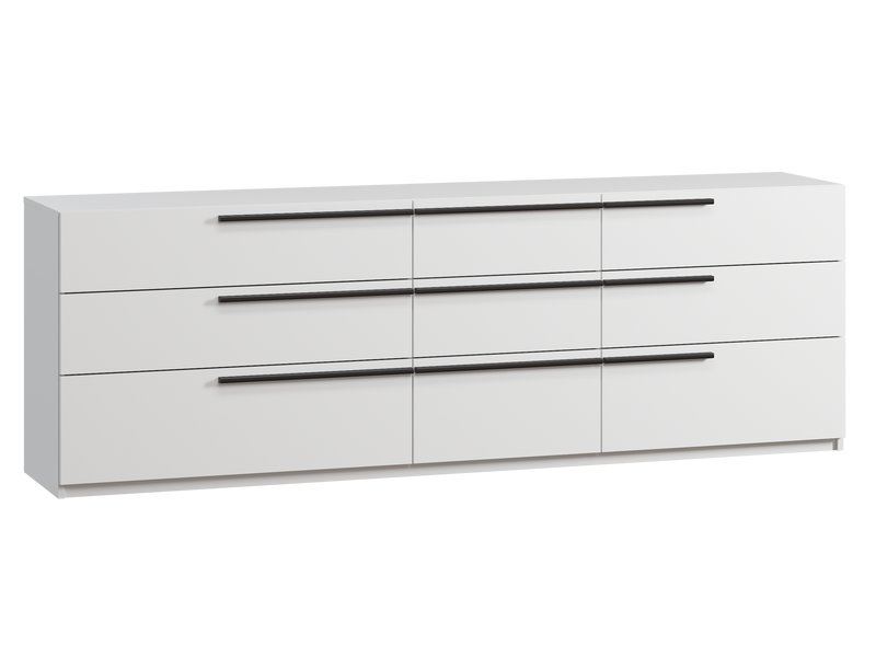 Комод Кимбол 210x70 Белый