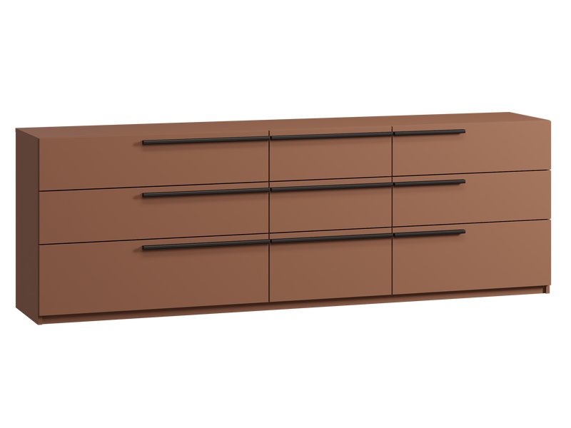 Комод Кимбол 210x70 Терракотовый