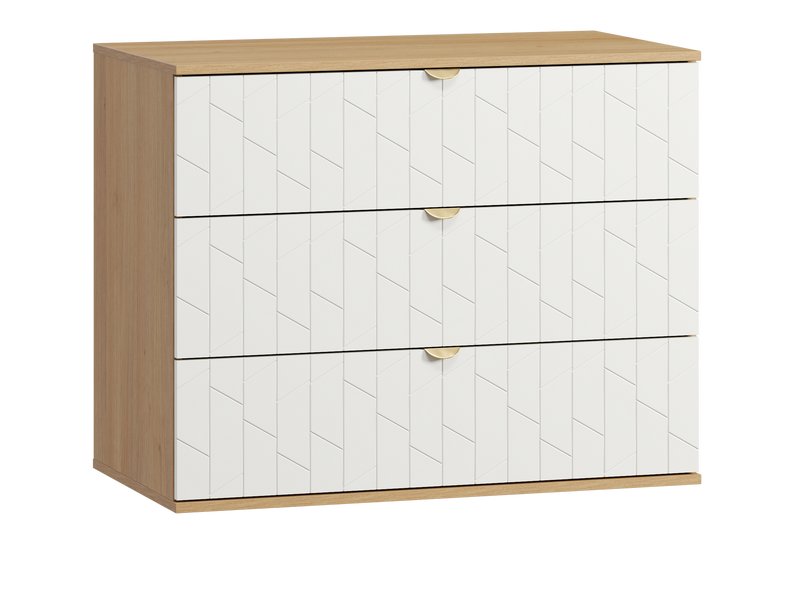 Комод Монблан 93x76 Грань Белый