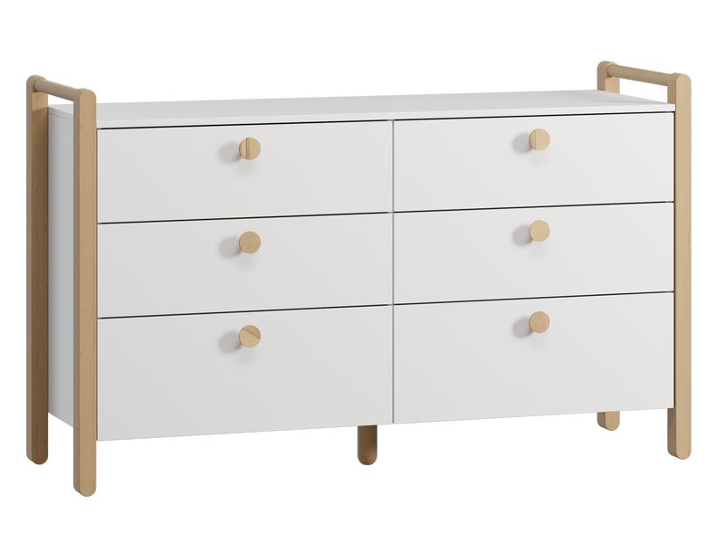 Комод Руффи 148x90 Белый