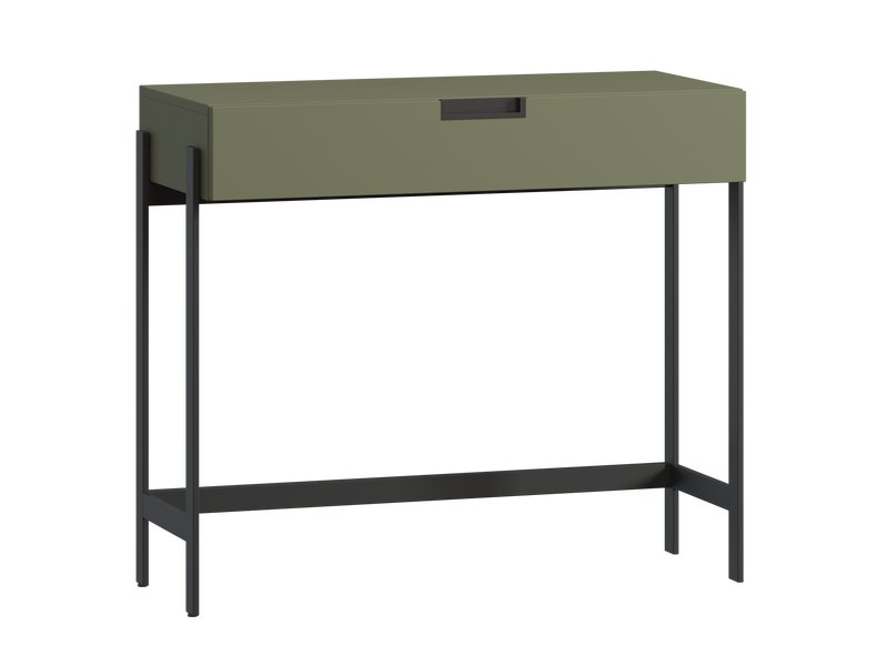 Консоль Лигес 93x40 Оливковый/Черный