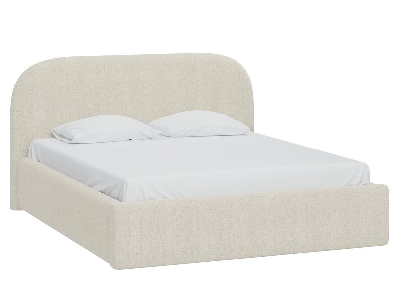 Кровать Кевия 160 Букле Молочный