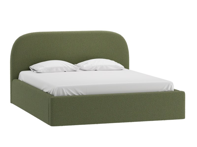 Кровать Кевия 180 Букле Зеленый