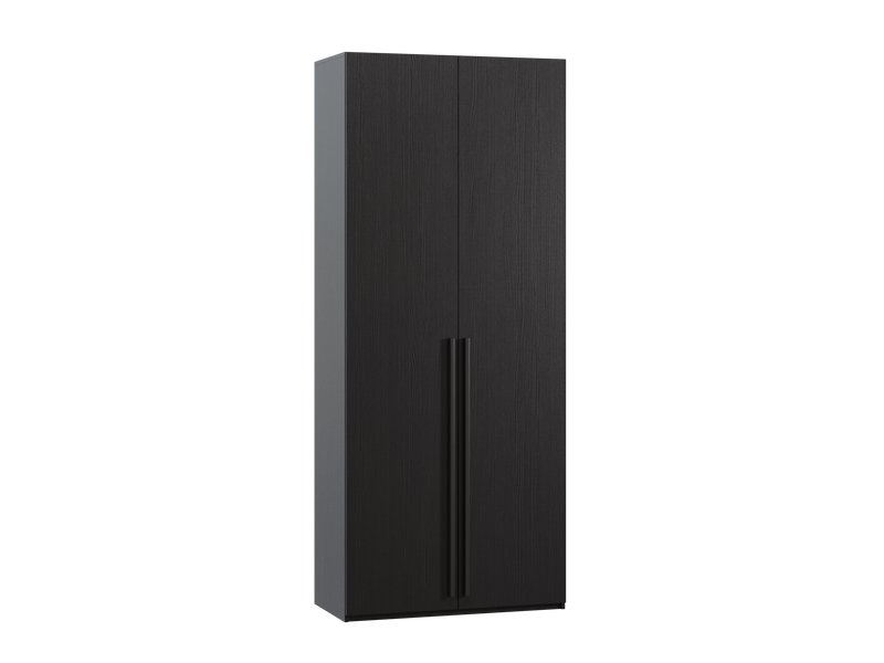 Распашной шкаф Кимбол 2-100x240 Черный древесный