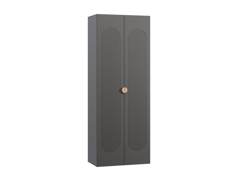 Распашной шкаф Луми 2-90x242 Графитовый