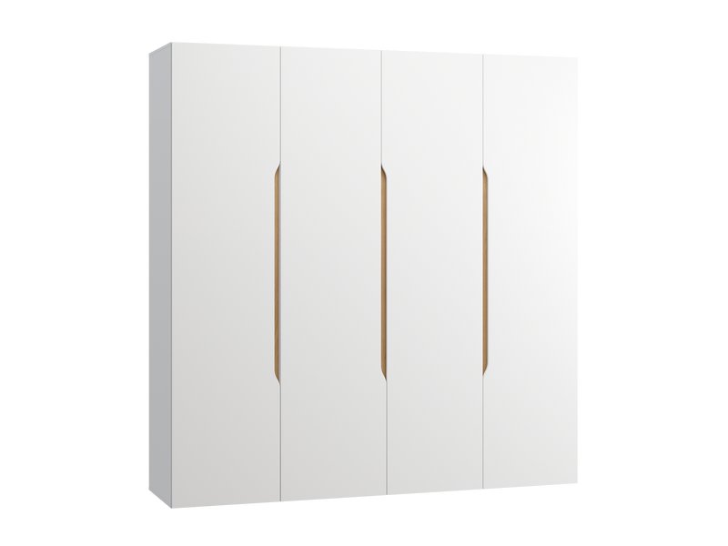Распашной шкаф Ренар 4-240x250 Белый
