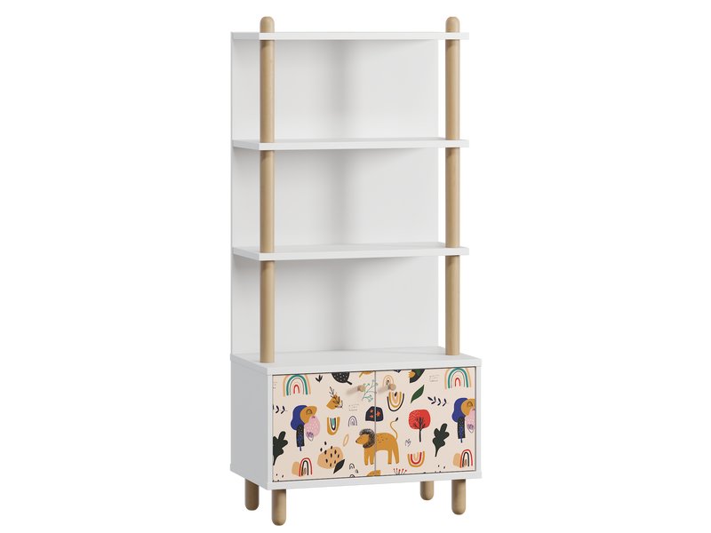 Стеллаж детский Трикси 71x157 Зоо