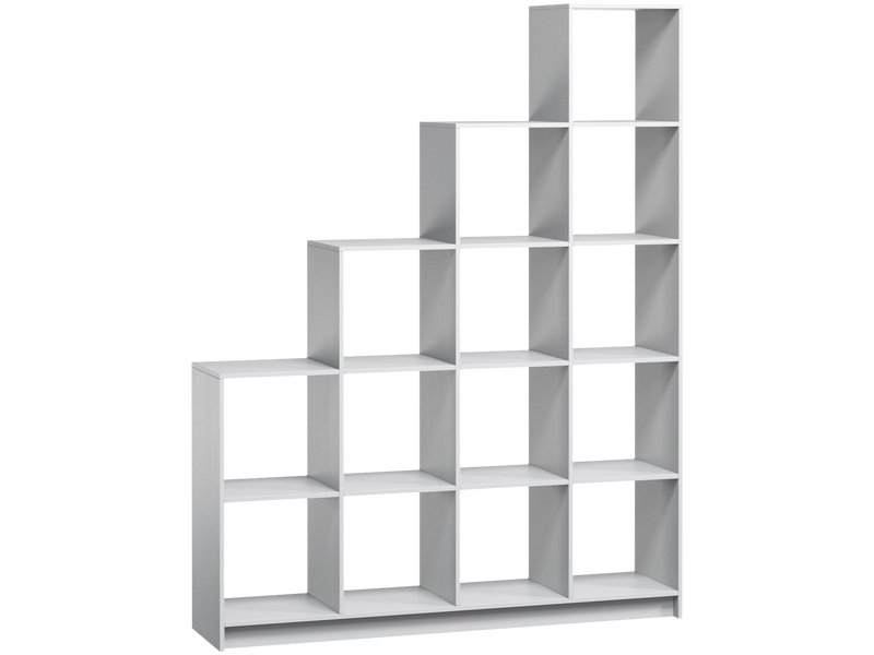 Стеллаж Бруно 2-162x210 Белый