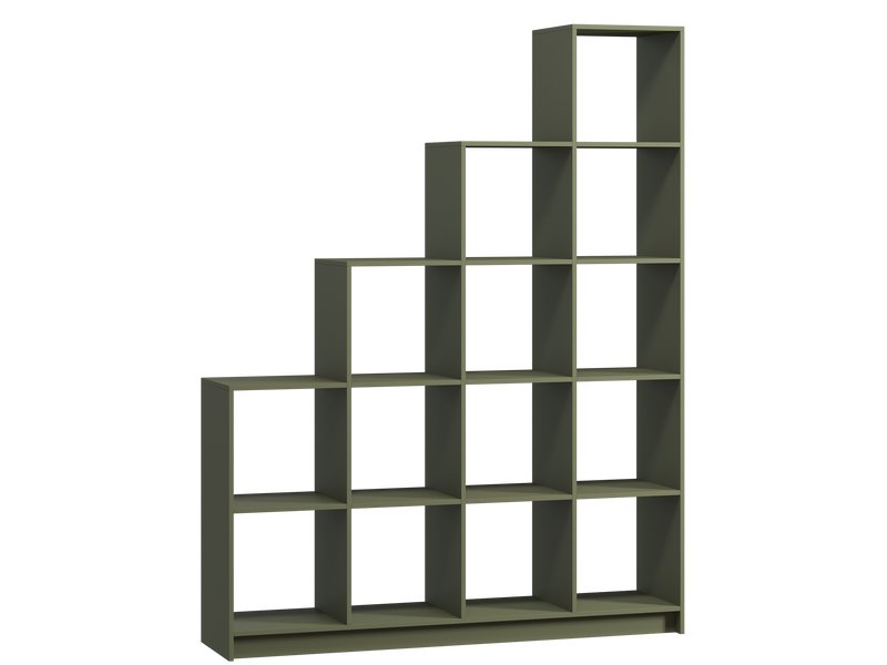 Стеллаж Бруно 2-162x210 Оливковый