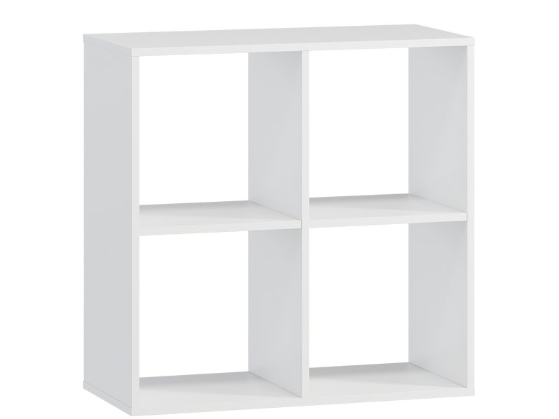 Стеллаж Кейн 4-75x75 Белый