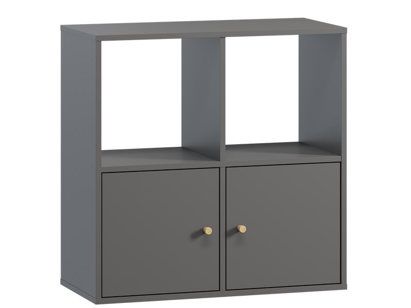 Стеллаж Кейн 5-75x75 Графитовый