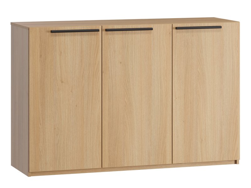 Тумба Кимбол 137x90 Дуб Барбера/Черный