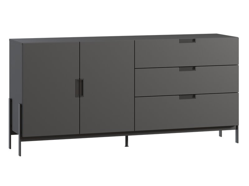 Тумба Лигес 183x87 Графитовый