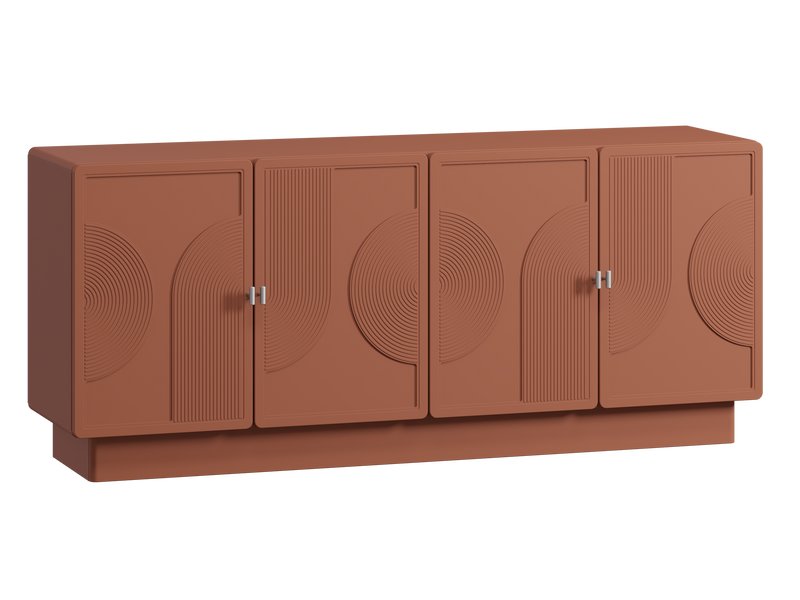 Тумба Монсон 160x69 Терракотовый