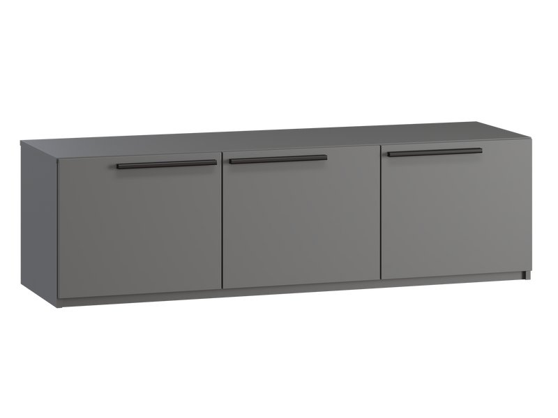 ТВ-тумба Кимбол 140x45 Графитовый/Черный