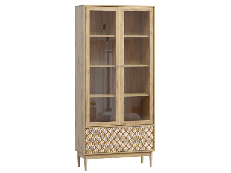 Витрина Тайрон 2-92x200 Розетта